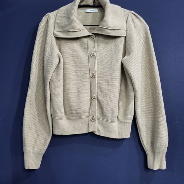 주크 빅카라 캐시미어 크롭 가디건