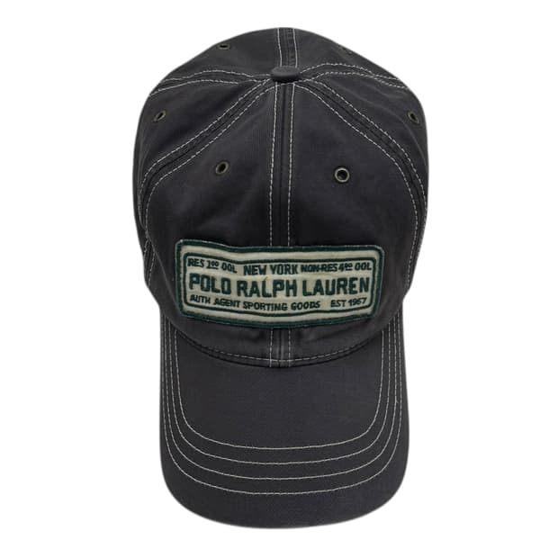 폴로 랄프로렌 빈티지 Y2K 볼캡 모자 그레이