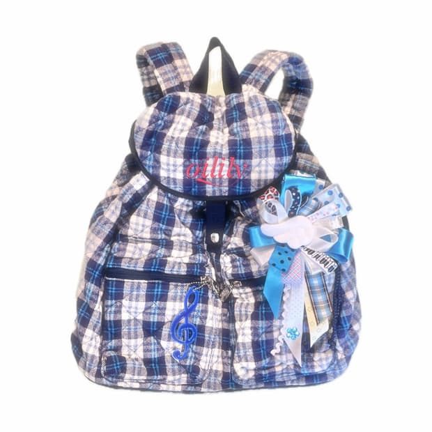 오일릴리 블루 체크 백팩🌀