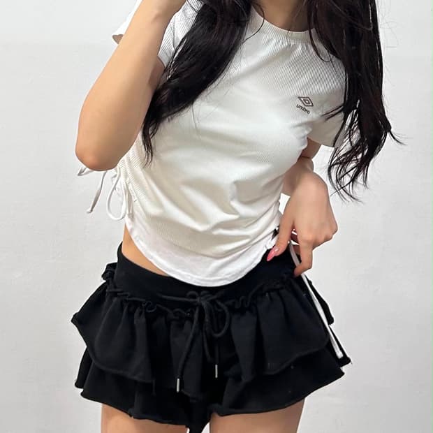 Umbro 엄브로 25ss 신형 프릴 걸즈 반팔 티셔츠(S)