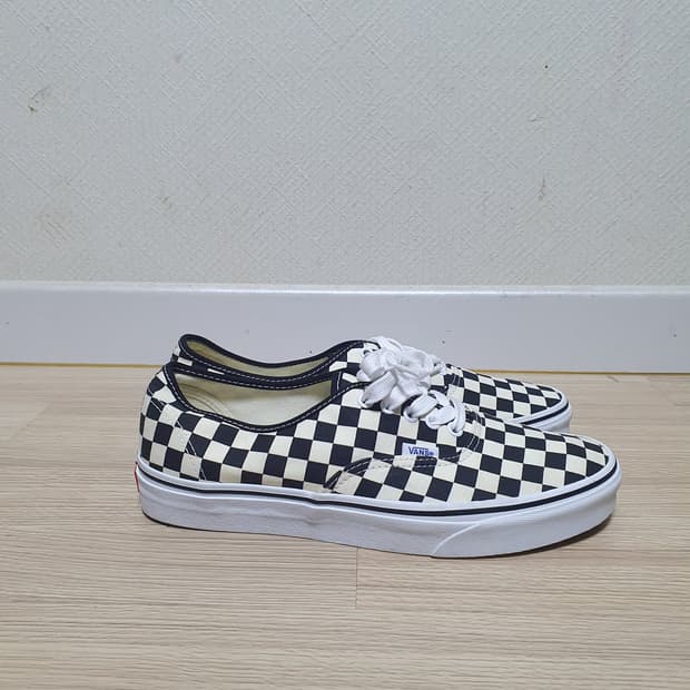 반스 어센틱 체커보드 스니커즈 285