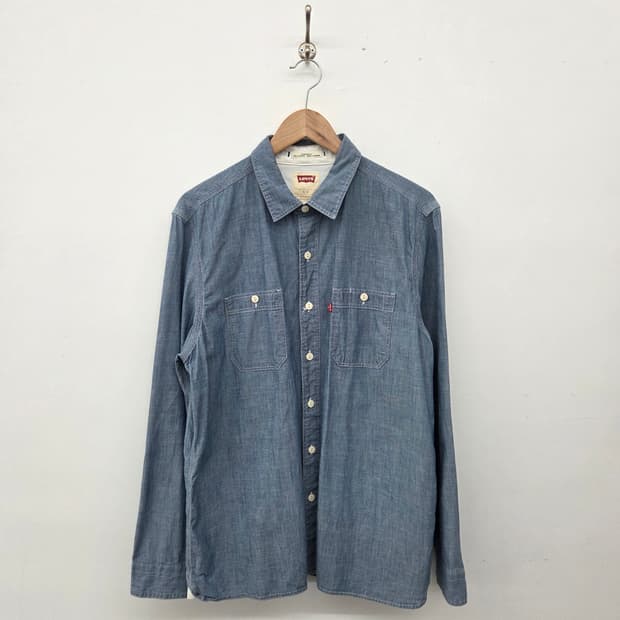 리바이스 데님 셔츠 남방 긴팔 남L