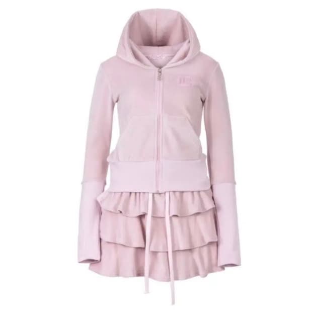 베이비메탈클럽 핑크 코튼캔디 셋업 갸루베메클