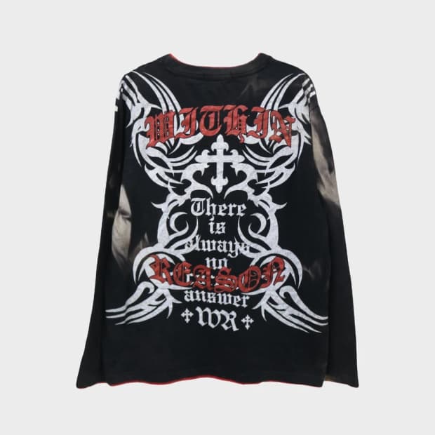 BULLET NOISE 고스로리 레이어드 티셔츠 61450