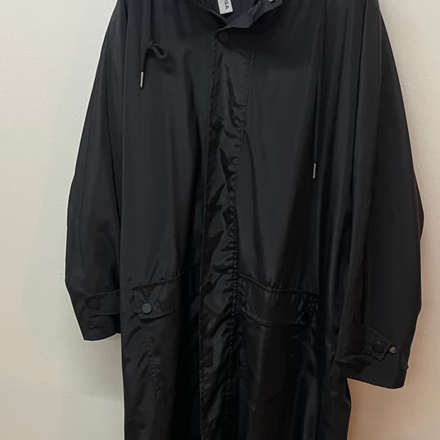 발렌시아가 블랙 야상 바람막이 자켓 점퍼