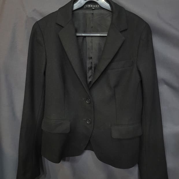 Theory 띠어리 블랙 울 블레이저 자켓 