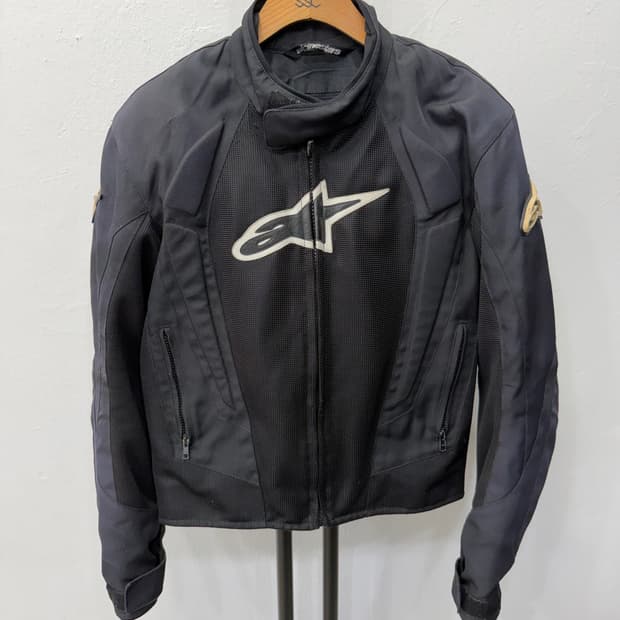 정품) 알파인스타 블랙 오토바이 바이크자켓 S