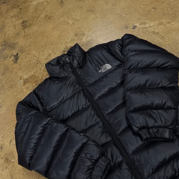 [정품/M] 노스페이스 블랙 패딩 점퍼 b19