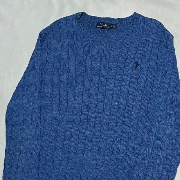 S 폴로랄프로렌 케이블 코튼 니트