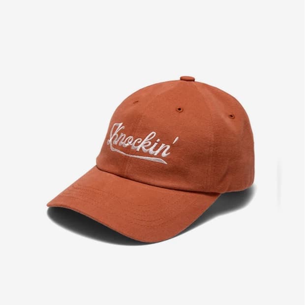 오가프 Knockin 로고 볼캡 오렌지