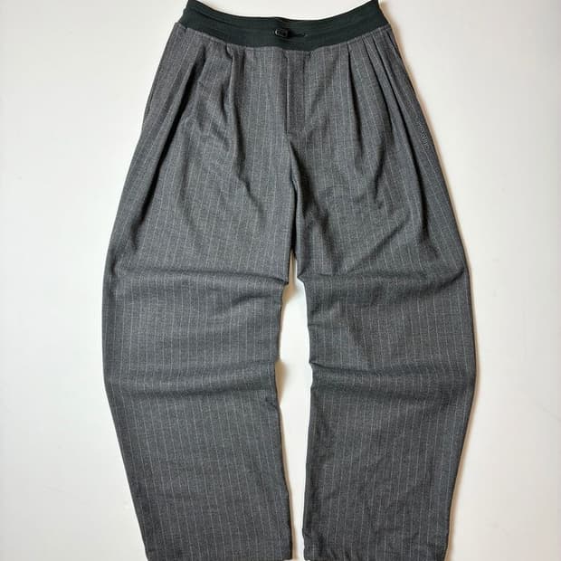 샌드사운드 24FW 3턱 와이드 스트라이프 팬츠 PN8816