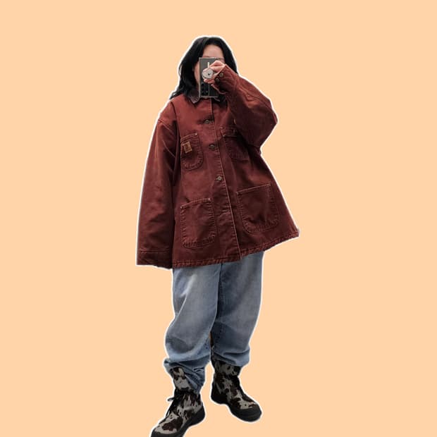 Carhartt 브릭 워크자켓(겨울 라이닝)