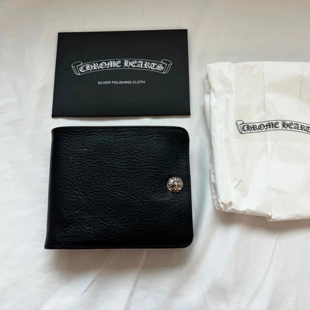 크롬하츠 원버튼 반지갑