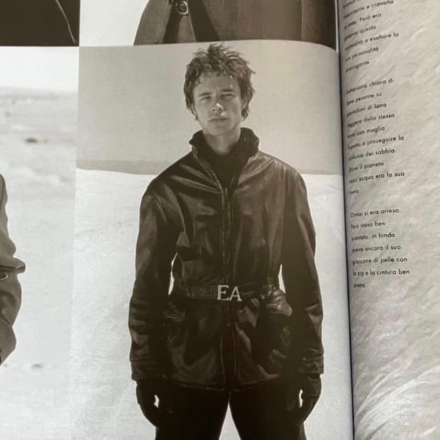 Emporio Armani 1996 F/W Leather Jacket