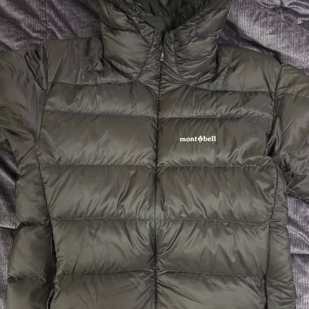 몽벨 라이트알파인 다운 파카 블랙 (L)