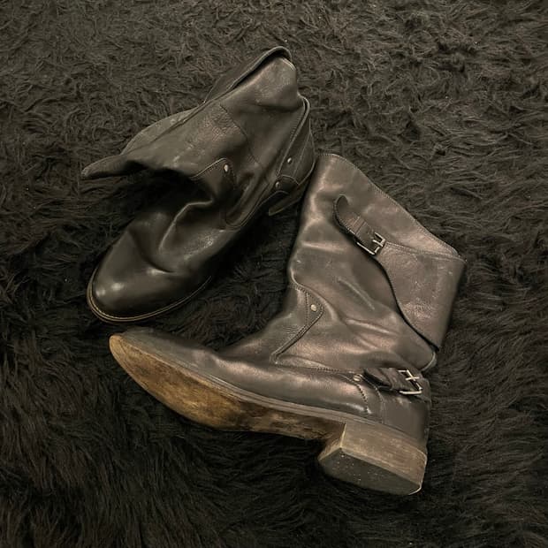 디젤 웨스턴 레더 부츠