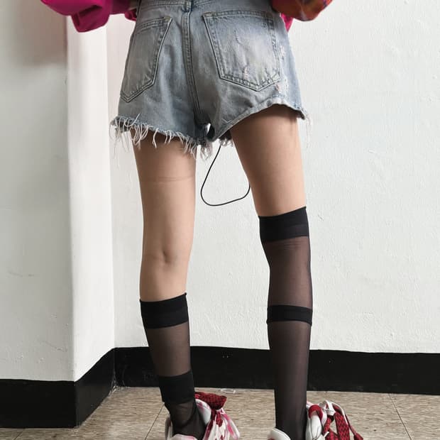 rag & bone 랙앤본 디스트로이드 데님 숏 팬츠