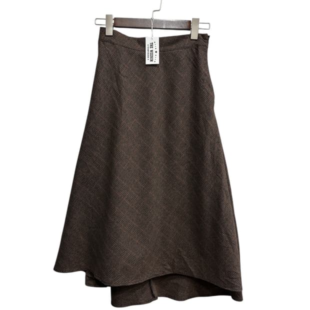 Japanese Vintage 체크 롱스커트