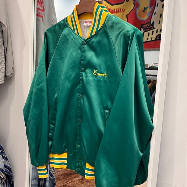 80s HartWell 하트웰 YARRET 스타디움 새틴 자켓 (USA)