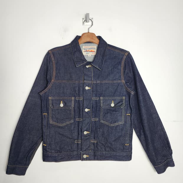 Red Tornado 데님 자켓