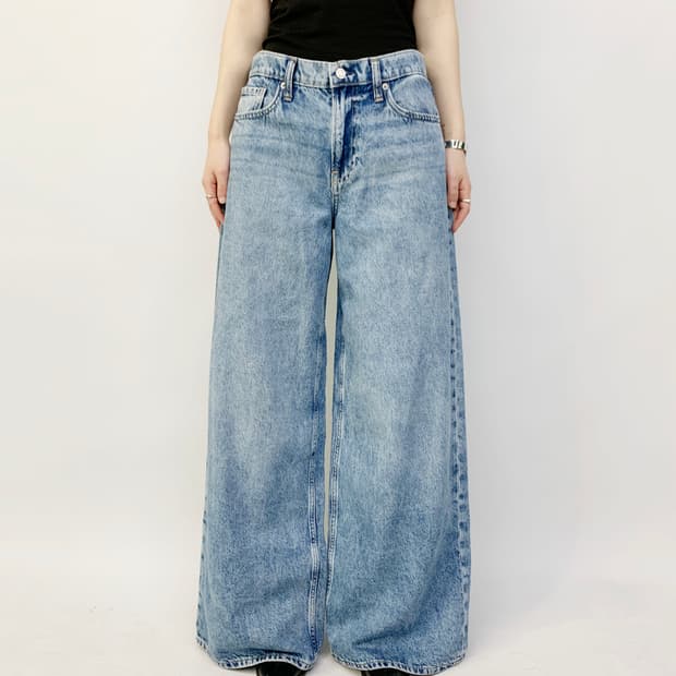 갭 와이드 데님 팬츠
