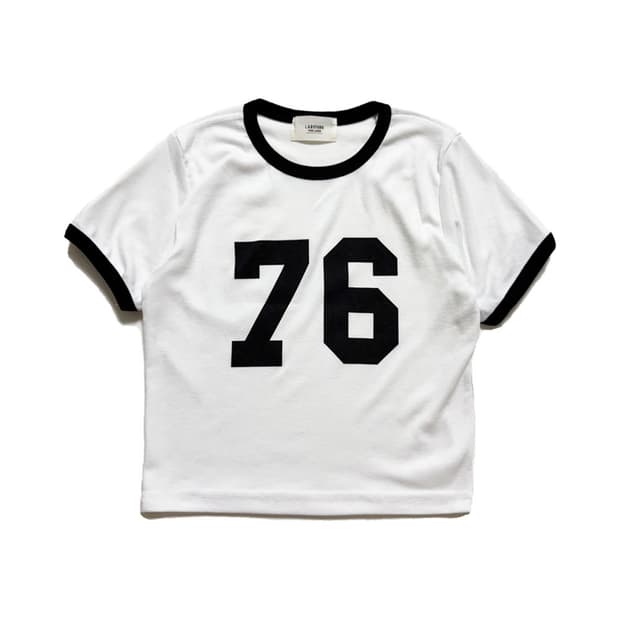 새상품 76 아이보리 반팔티