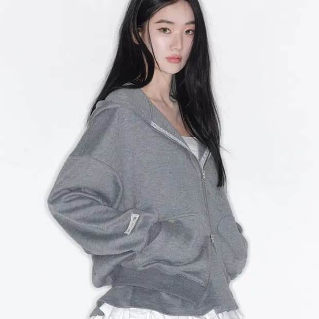 더티스 더티스트윙클 엔젤 후드집업 그레이