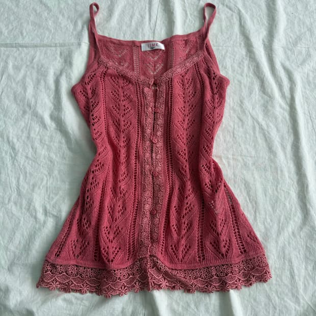 피치 크로쉐 슬리브리스