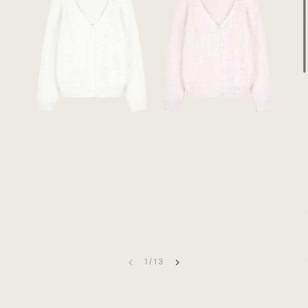 [구해요] 클리시어 슈가플럼 Sugarplum 헤어리 가디건 세트 분철