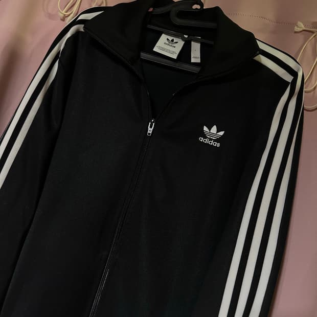 아디다스져지 아디다스 베켄바우어 트랙탑 블랙 불꽃져지 집업