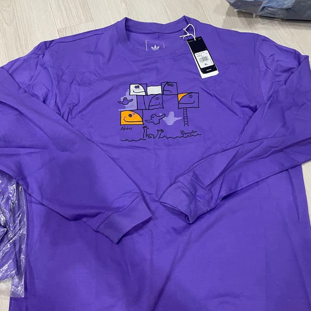 아디다스 G SHMOO 긴팔 티셔츠 XL