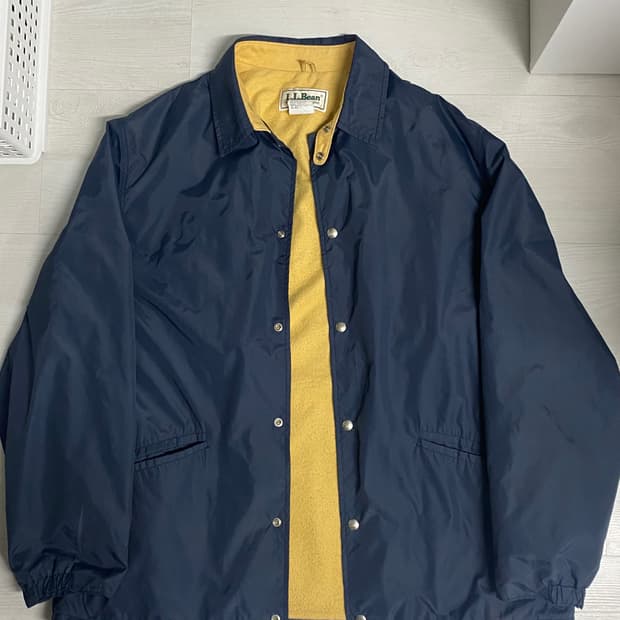 80년대 엘엘빈 코치자켓 네이비 xl