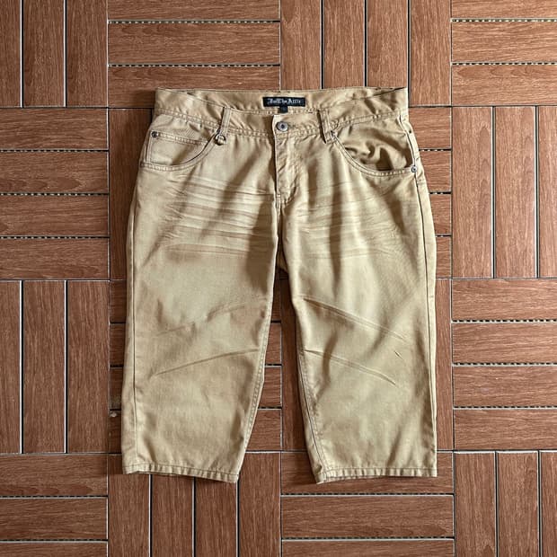 In the Attic layered cotton shorts