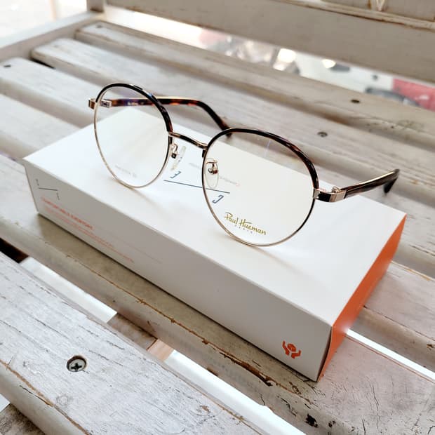 폴휴먼 PHF-5151A 둥근 호피골드안경테