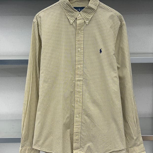 (XL)폴로 체크 셔츠-M863