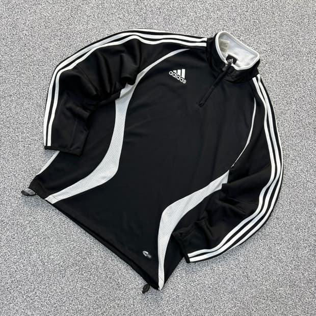 100 아디다스 반집업 긴팔티 져지 0428J