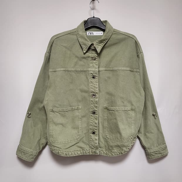 자라 오버사이즈핏 데님자켓