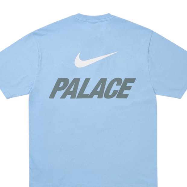 팔라스 나이키 스우시 반팔티 스카이블루 L