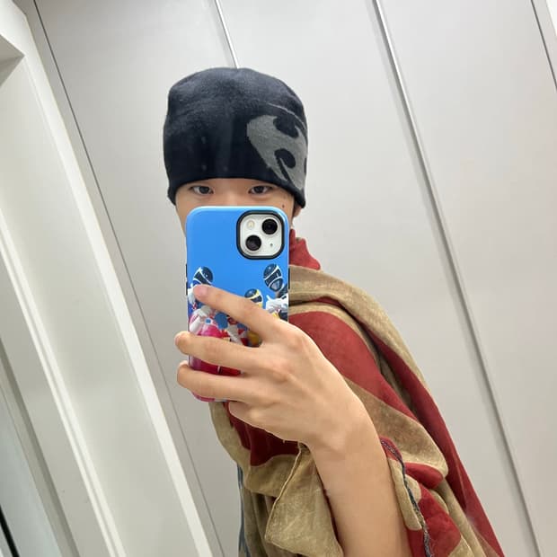 산산기어 24fw 비니 블랙