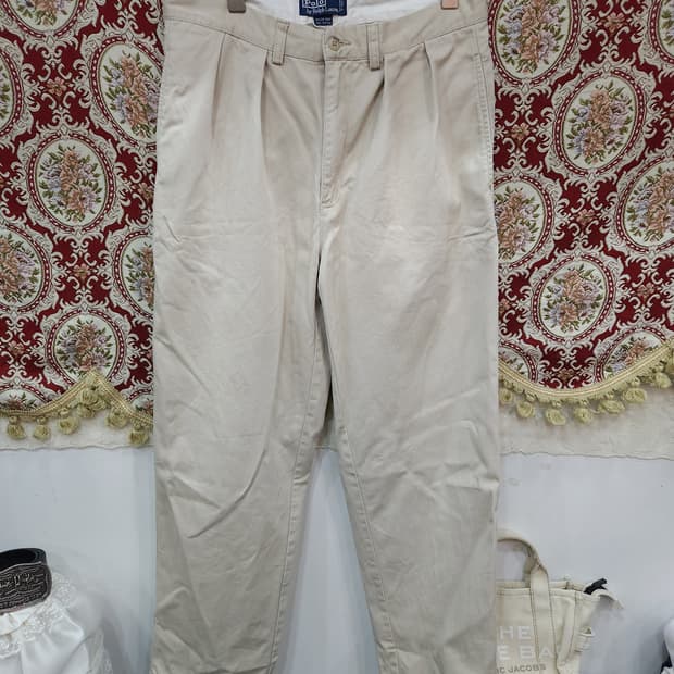 폴로 랄프로렌 00s 프로스펙트 핀턱 코튼 팬츠

