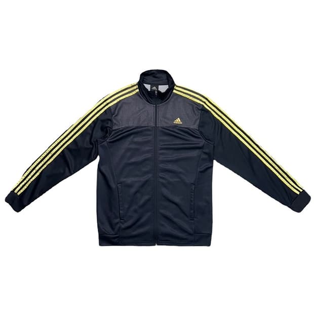 아디다스 바람막이 져지 자켓 블랙-옐로우 105