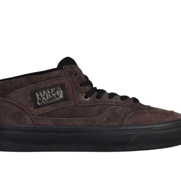 반스 하프캡 다크 브라운 270