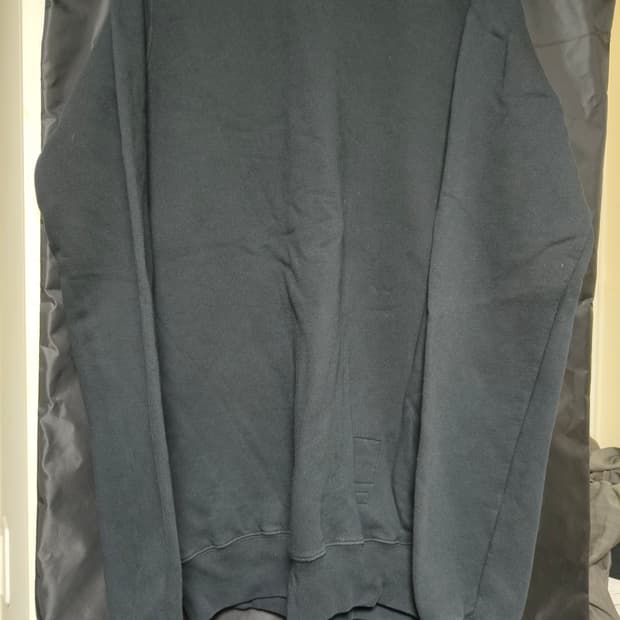 릭오웬스 다크쉐도우 무지 맨투맨