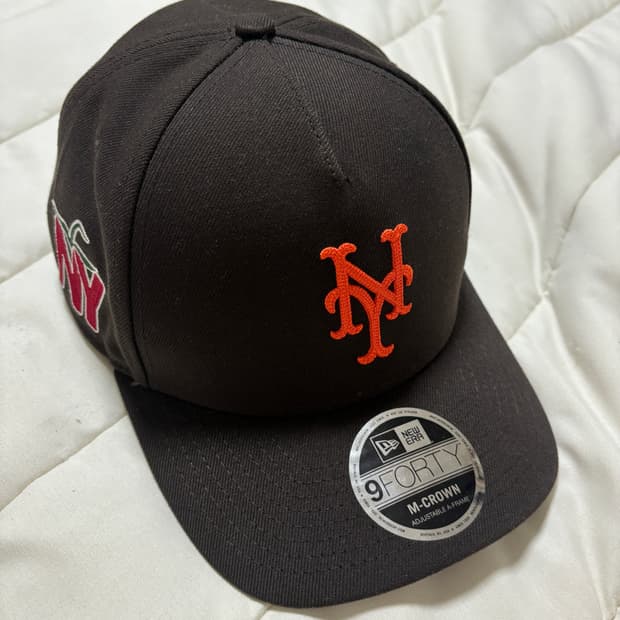 KITH 뉴에라 뉴욕메츠 브라운 볼캡