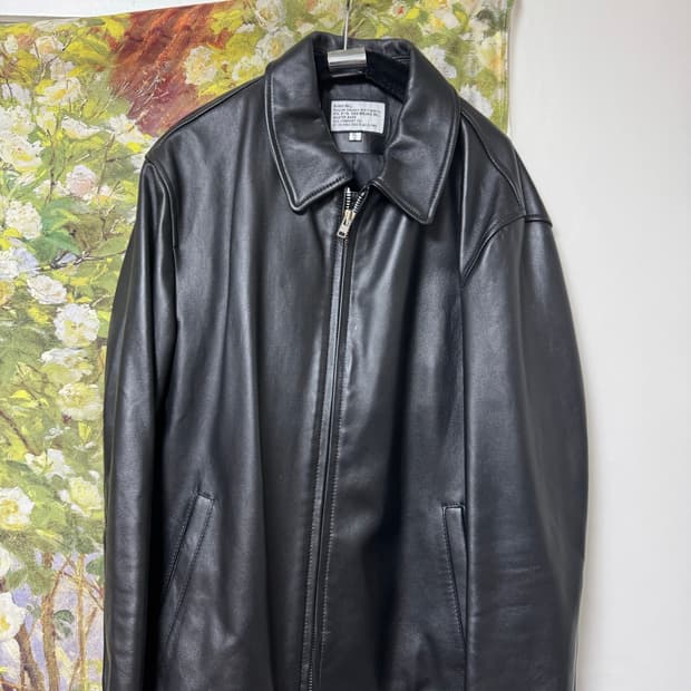 agingccc/leather jacket/L