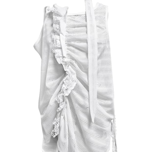 정도 jungdo mash flowing sleeveless white