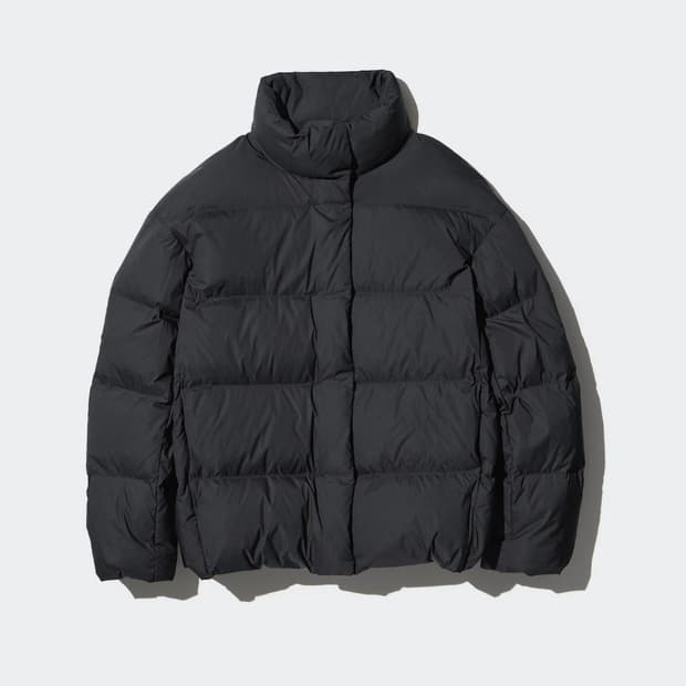 유니클로 파우더소프트다운재킷 블랙