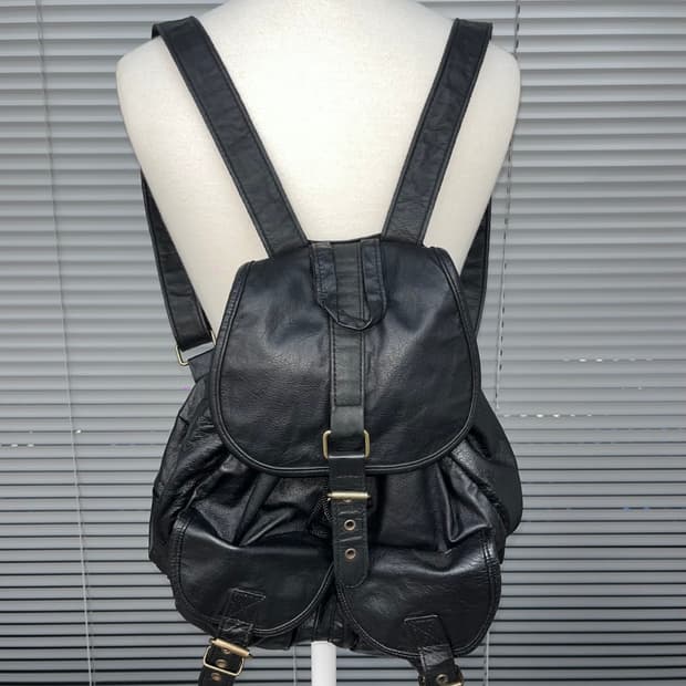 Japanese Vintage Leather Backpack