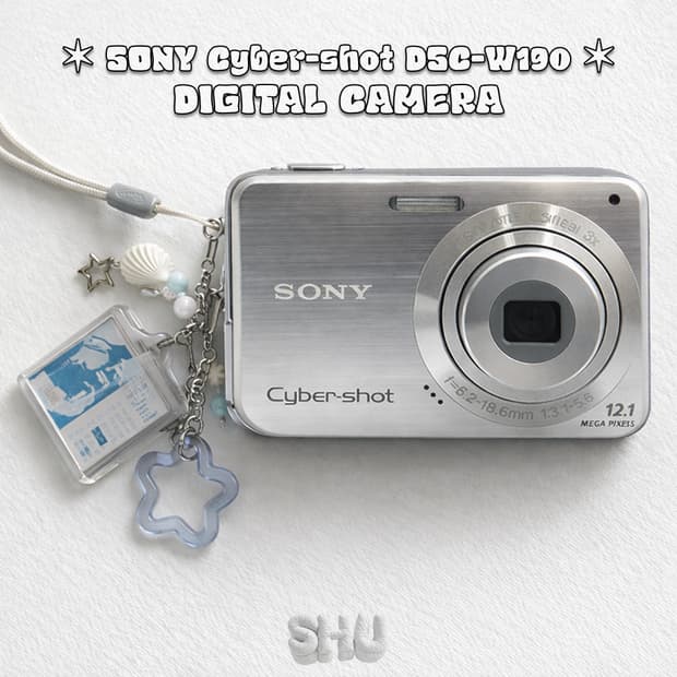 소니 사이버샷 DSC-W190 빈티지 디카 실버
