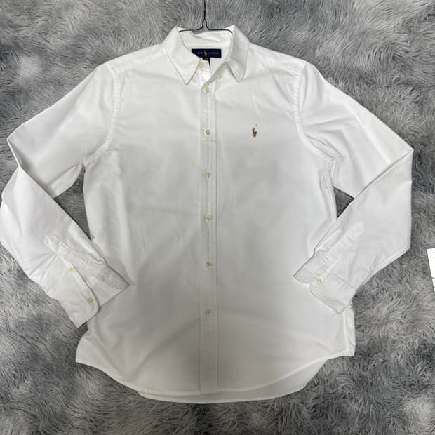 폴로랄프로렌 화이트셔츠 XL(18-20) 실착 남성 90정도